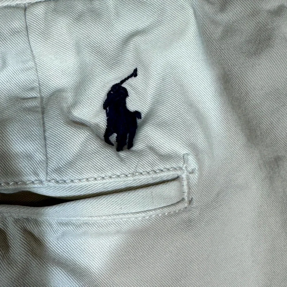 Polo Ralph Lauren Men's Chino Shorts 36 Ivory Cotton Stretch Classic Fit M1887 - Picture 3 of 9